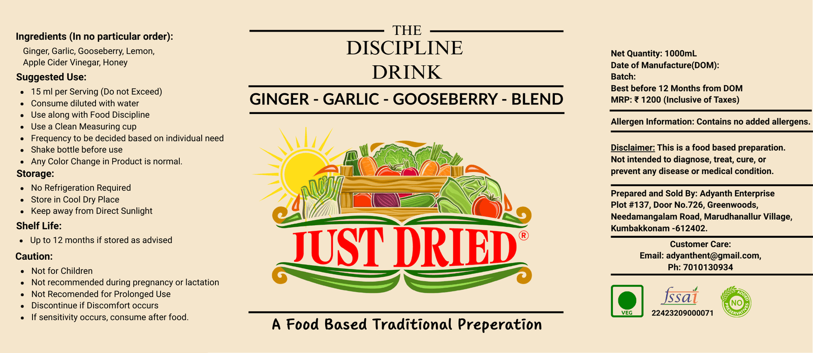 The Discipline Drink